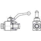 2-way ball valve, SKL-connection,